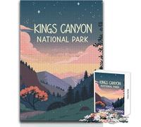 1000 Piece Puzzle For Adults Kings Canyon National Park Enjoy Gentle Leisure Relaxation Stable Fit Accurate Cutting Toy Size 50x75cm
