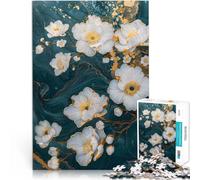 1000 Piece Puzzle For Adults Kintsugi White Flowers Interessante Stressreduzierung Geburtstagsgeschenk, Geschenke75x50cm