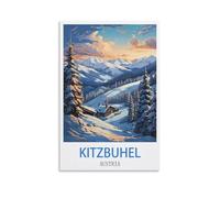 1000 Piece Puzzle for Adults Kitzbuhel Austria Home Decor Birthday Party Gift Toy for Men Women Elders Seniors, 52x38cm