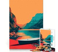 1000 Piece Puzzle For Adults Lago Di Garda Italy Neat Edge Decor Brain Activity Fun Easy Time Fun Birthday Mind Gift (38x26cm)