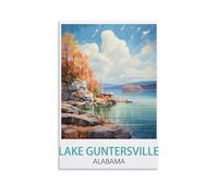 1000 Piece Puzzle for Adults Lake Guntersville Alabama Puzzles Micro Pieces Challenging Difficult Puzzles Christmas Birthday Gift Game Toys 50x70cm