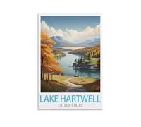 1000 Piece Puzzle for Adults，Lake Hartwell United States For Kids And Adults, Personalised Assembling Jigsaw Fun Game 70x50cm