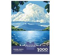 1000 Piece Puzzle for Adults, Lake Malawi Landscape Artwork, Mindfulness Activity, Seasonal Gift Choice, Durable Puzzle Pieces, 70x50cm/1000pcs