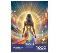 1000-piece Puzzle for Adults Leading The Rainbow Puzzles for Adults Toy Wall Decor Home Decoration Unique Birthday And Xmas Gifts 52x38cm/1000pcs
