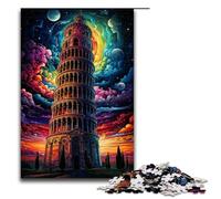 1000 Piece Puzzle For Adults Leaning Tower of Pisa Italy Game Puzzles for Is Ideal As A Gift for The Whole Family 1000PCS(75x50cm)