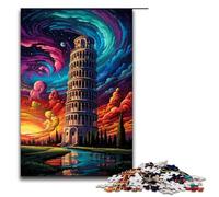 1000 Piece Puzzle For Adults Leaning Tower of Pisa Italy Game Puzzles for Is Ideal As A Gift for The Whole Family 1000 PCS(75x50cm)