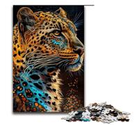 1000 Piece Puzzle For Adults Leopard Ink Painting Game Puzzles for Is Ideal As A Gift for The Whole Family 1000 PCS