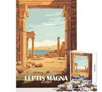 1000-piece Puzzle for Adults Leptis Magna Ruins Enjoyable Group Leisure Activity Special Festive Holiday Surprise Gifts (38X52cm)