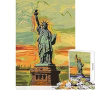1000-piece Puzzle for Adults Liberty Edvard Munch Style Enjoyable Group Leisure Activity Special Festive Holiday Surprise Gifts (50X75cm)