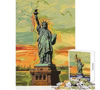 1000-piece Puzzle for Adults Liberty Edvard Munch Style Enjoyable Group Leisure Activity Special Festive Holiday Surprise Gifts (38X26cm)
