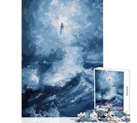 1000-piece Puzzle for Adults Light Within Storm Art Puzzles for Teenagers Staycation Kill Time Help The Brain Exercise Unique Birthday And Gifts (38x52cm)