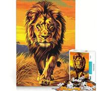 1000 Piece Puzzle For Adults Lions Eat Brain Teaser Game Interesting Stress Reduction Every Piece Is Unique 38x52cm