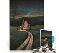 1000 Piece Puzzle For Adults Lonely house Challenging Game 38x52cm is ideal as a gift for the whole family Suitable for and 14