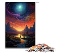 1000 Piece Puzzle For Adults Looking at The World Alone Game Puzzles for Is Ideal As A Gift for The Whole Family 1000PCS(75x50cm)