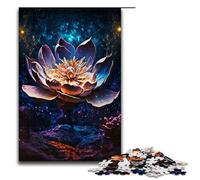 1000 Piece Puzzle For Adults Lotus Flower Magic Game Puzzles for Is Ideal As A Gift for The Whole Family 75x50cm