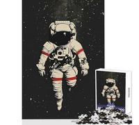 1000-piece Puzzle for Adults Lunar Legacy Astronaut Enjoyable Group Leisure Activity Special Festive Holiday Surprise Gifts (38X26cm)