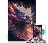 1000-piece puzzle for adults Lynx Cat Cherished Made of cardboard for age 14+ Stress Relief Toys Birthday gift。size:26x38cm/10.24x14.96inch