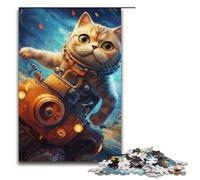 1000 Piece Puzzle For Adults Magic Art Cat Game Puzzles for Is Ideal As A Gift for The Whole Family 1000 PCS(38x26cm)