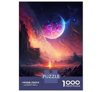 1000-piece Puzzle for Adults Magic Planet Realm Puzzles for Adults Toy Wall Decor Home Decoration Unique Birthday And Xmas Gifts 38x26cm/1000pcs