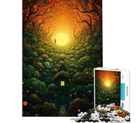 1000 Piece Puzzle For Adults Magical Infinity Forest Puzzles for Adults Anti-Stress Toys Birthday Present Deal As Gifts for The Whole Family (Size 38x52cm)