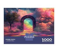 1000-piece Puzzle for Adults Magical Portal to Another World Jigsaws for Adults Family Games Precision Cutting Unique Birthday And Xmas Gifts 38x26cm/1000pcs