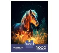 1000-piece Puzzle for Adults Majestic Horse Puzzles for Adults Toy Wall Decor Home Decoration Unique Birthday And Xmas Gifts 52x38cm/1000pcs