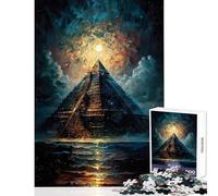 1000 Piece Puzzle For Adults Maya Pyramid in Desert Educational Toy Great Gifts And Toys Family Games Train Your Brain And Hands Size 38x52cm