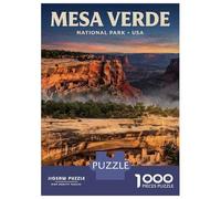 1000 Piece Puzzle for Adults, Mesa Verde National Park Travel Artwork, Creative Leisure Activity, Seasonal Gift Choice, Durable Puzzle Pieces, 70x50cm/1000pcs