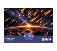 1000 Piece Puzzle For Adults Meteor Shower Over Mountains Adult Jigsaw Puzzle Relaxing Games Birthday Present Deal As Gifts for The Whole Family 38x26cm/1000pcs