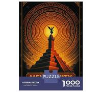 1000 Piece Puzzle for Adults, Mexico City Travel Artwork, Creative Leisure Activity, Christmas Family Activity, Durable Puzzle Pieces, 38x26cm/1000pcs