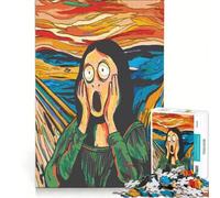 1000 Piece Puzzle For Adults Mona Lisa The Scream Educational Games Improve Memory Unique Birthday And Xmas Gifts 38x52cm