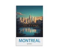 1000 Piece Puzzle for Adults，Montreal Quebec Puzzles for Adults Teens Kids 1000 Pieces Impossible Puzzles Games Gift Toys Home Decoration 52x38cm