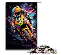 1000 Piece Puzzle For Adults Motogp by SplattersLots of Coloured Clouds in The Sky Family Activity Jigsaw Family Game Stress Reliever Difficult Challenge Puzzle 75x50cm
