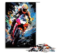 1000 Piece Puzzle For Adults Motogp by SplattersLots of Coloured Clouds in The Sky Game Puzzles for Is Ideal As A Gift for The Whole Family 75x50cm