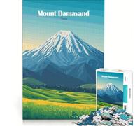 1000 Piece Puzzle For Adults Mount Damavand Iran Toy Wall Decor Hand Speed Race Suitable for Desktop Decoration 38x52cm
