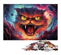 1000 Piece Puzzle for Adults Mutated Garfield Cat Jigsaw for Educational Game Challenge Toy Artwork Gift 1000pcs(75x50cm)