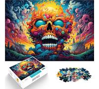 1000 Piece Puzzle For Adults mysterious skulls Family Activity Jigsaw 26x38cm is ideal as gifts for the whole family for teenager 14+