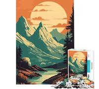 1000-piece Puzzle for Adults Natural Secret Toy Intellectual Game Brain Teaser Game Analysis And Logic Gifts for Women Men (Size 38x26cm)