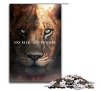 1000 Piece Puzzle For Adults No Risk No Reward Game Puzzles for Is Ideal As A Gift for The Whole Family 1000 PCS