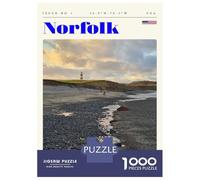 1000 Piece Puzzle for Adults, Norfolk Virginia Lighthouse Travel Art Artwork, Relaxing Puzzle Experience, for Puzzle Lovers, Pieces, 52x38cm/1000pcs