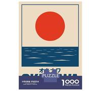 1000 Piece Puzzle for Adults, Okinawa Japan Travel Artwork, Creative Leisure Activity, Idea, Precision Cut Pieces, 38x26cm/1000pcs