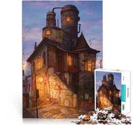 1000 Piece Puzzle For Adults old house Herausforderndes Spielspielzeug denn eignet sich ideal als Geschenk für die ganze Familie38x26cm