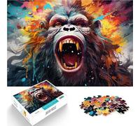 1000 Piece Puzzle For Adults orangutan Family Activity Jigsaw 26x38cm is ideal as a gift for the whole family for ages 14+