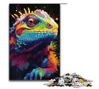 1000 Piece Puzzle For Adults Painting Color Chameleon Art Game Puzzles for Is Ideal As A Gift for The Whole Family 1000PCS(38x26cm)