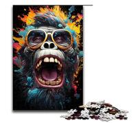1000 Piece Puzzle For Adults Painting Colorful Orangutan Boss Game Puzzles for Is Ideal As A Gift for The Whole Family 1000 PCS(75x50cm)