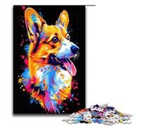 1000 Piece Puzzle For Adults Pembroke Welsh Corgi Dog Jigsaw Relax Games Family Game Stress Reliever Difficult Challenge 75x50cm