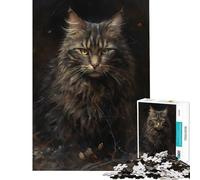 1000-piece Puzzle for Adults Persian Cat Imaginary Toy Intellectual Game Brain Teaser Game Analysis And Logic Gifts for Women Men (Size 38x52cm)
