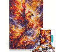 1000 Piece Puzzle For Adults Phoenix Rises, Family Game, Decompressing Intellectual, Artists' Collection, Fine Arts 38x26cm
