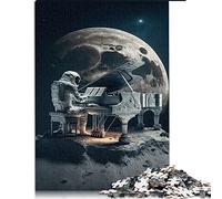 1000 Piece Puzzle For Adults Piano in space Jigsaw Puzzle Cardboard puzzles Great Gift for Adults （Size 26x38cm）