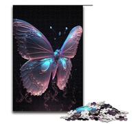 1000 Piece Puzzle For Adults Pink Purple Butterfly Game Puzzles for Is Ideal As A Gift for The Whole Family 75x50cm
